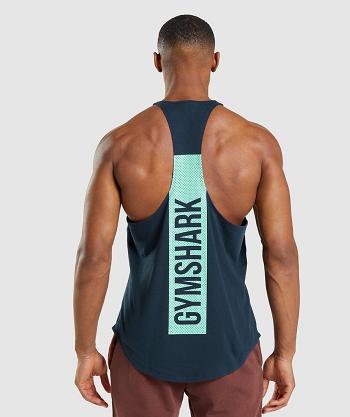 Stringers Gymshark Bold Hombre Azul Marino | CO 3578AHK